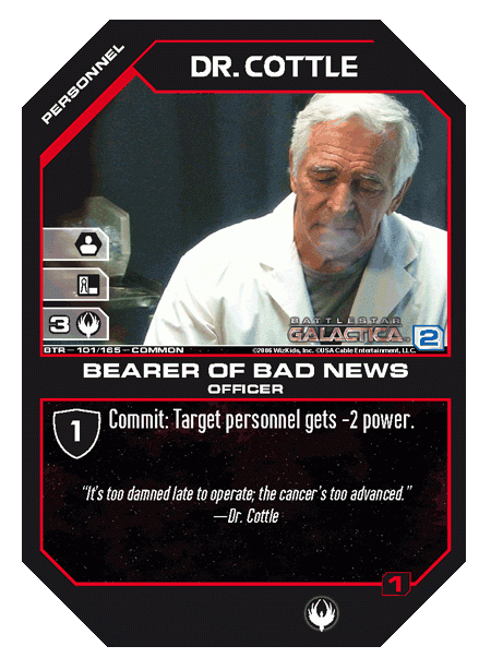 Dr. Cottle, Bearer of Bad News
